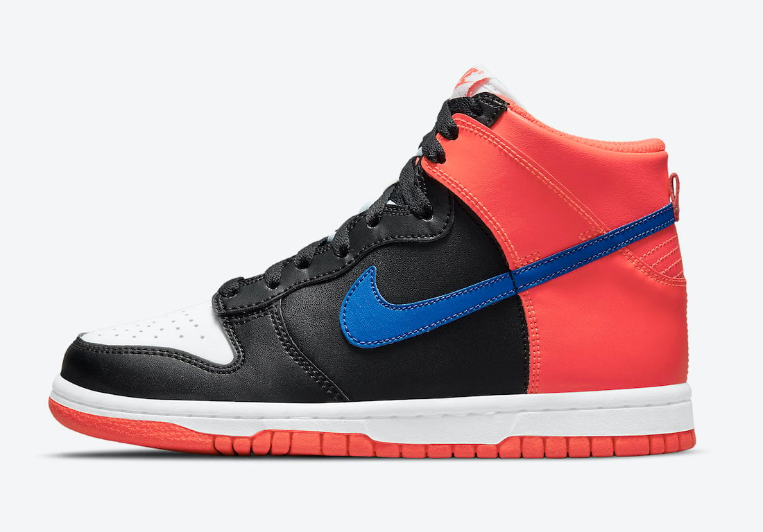 Nike Dunk High GS Black Orange Blue DB2179-001 Release Date Info