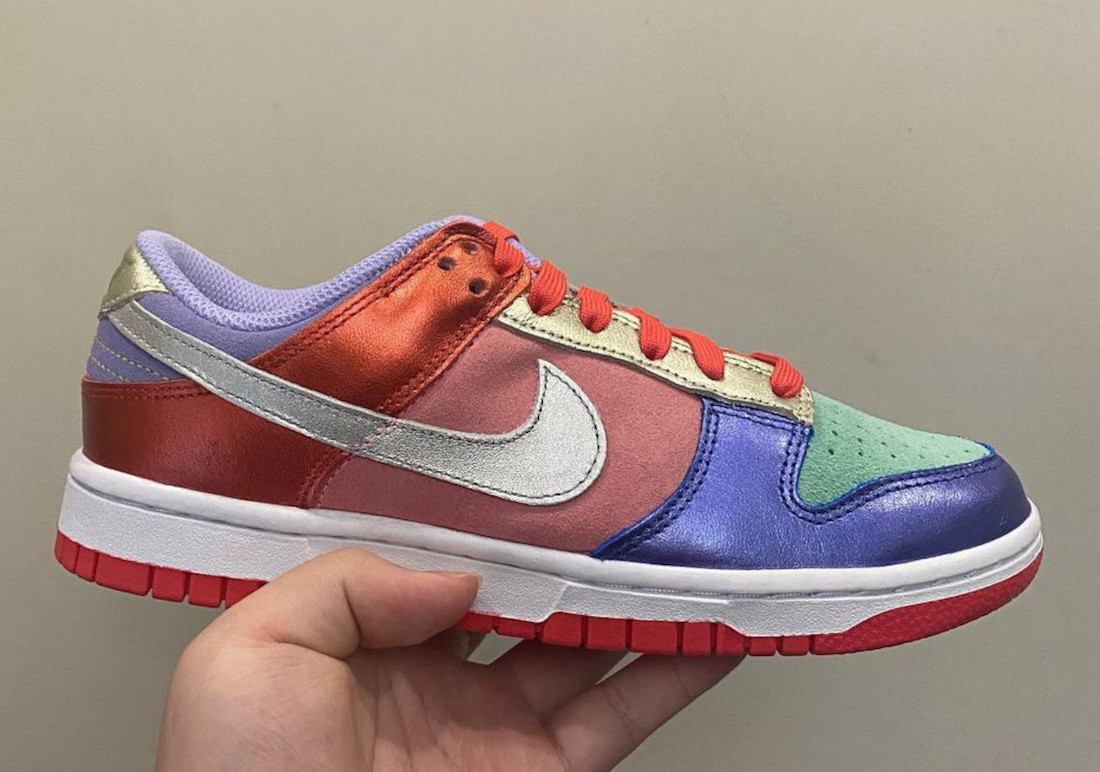 Nike Dunk Low Multi Metallic Mismatch Release Date Info