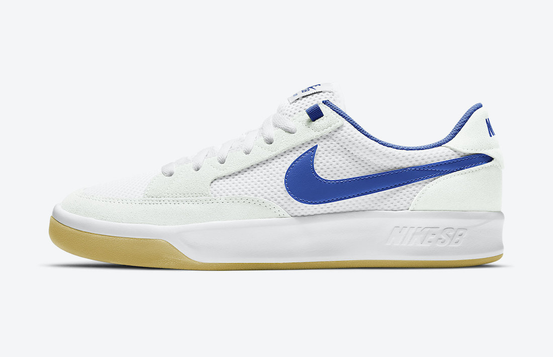 Nike SB Adversary Releases in ‘White Royal’