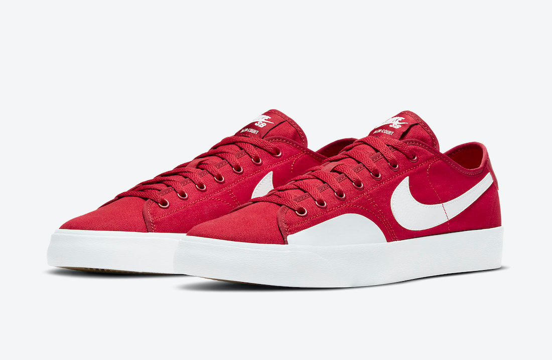 Nike SB Blazer Court Gym Red CV1658-600 Release Date Info