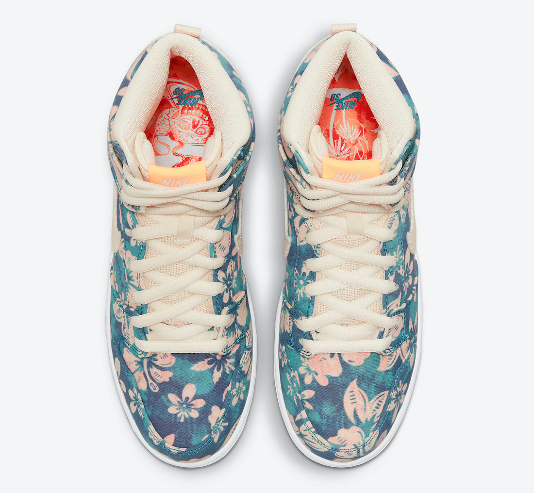 Nike SB Dunk High Hawaii Maui Wowie CZ2232-300 Release Date