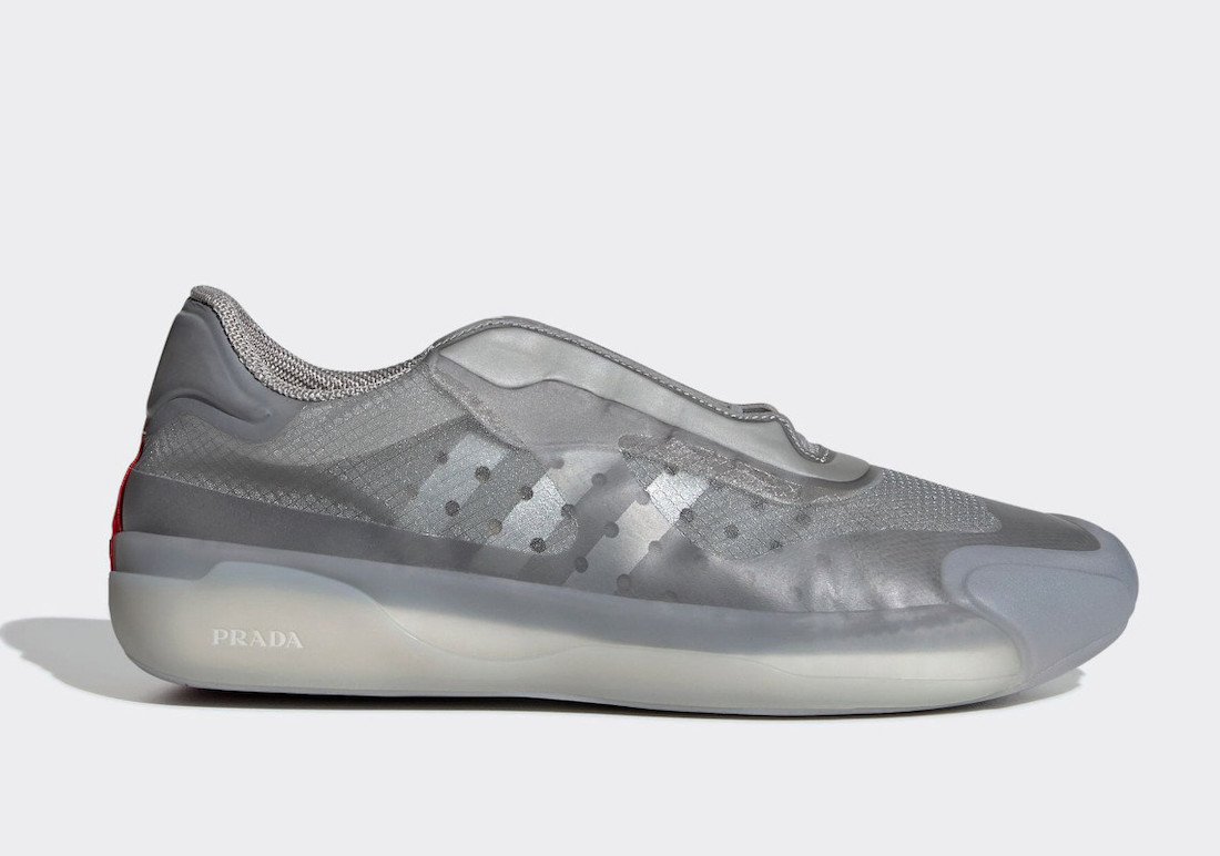 Prada adidas Luna Rossa 21 Silver FW1079 Release Date Info