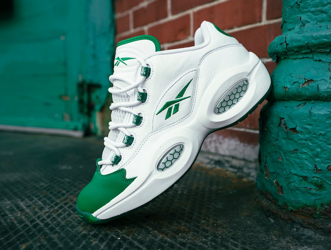 Reebok Announces Return of the Boston-Inspired Question Low ‘Green Toe’