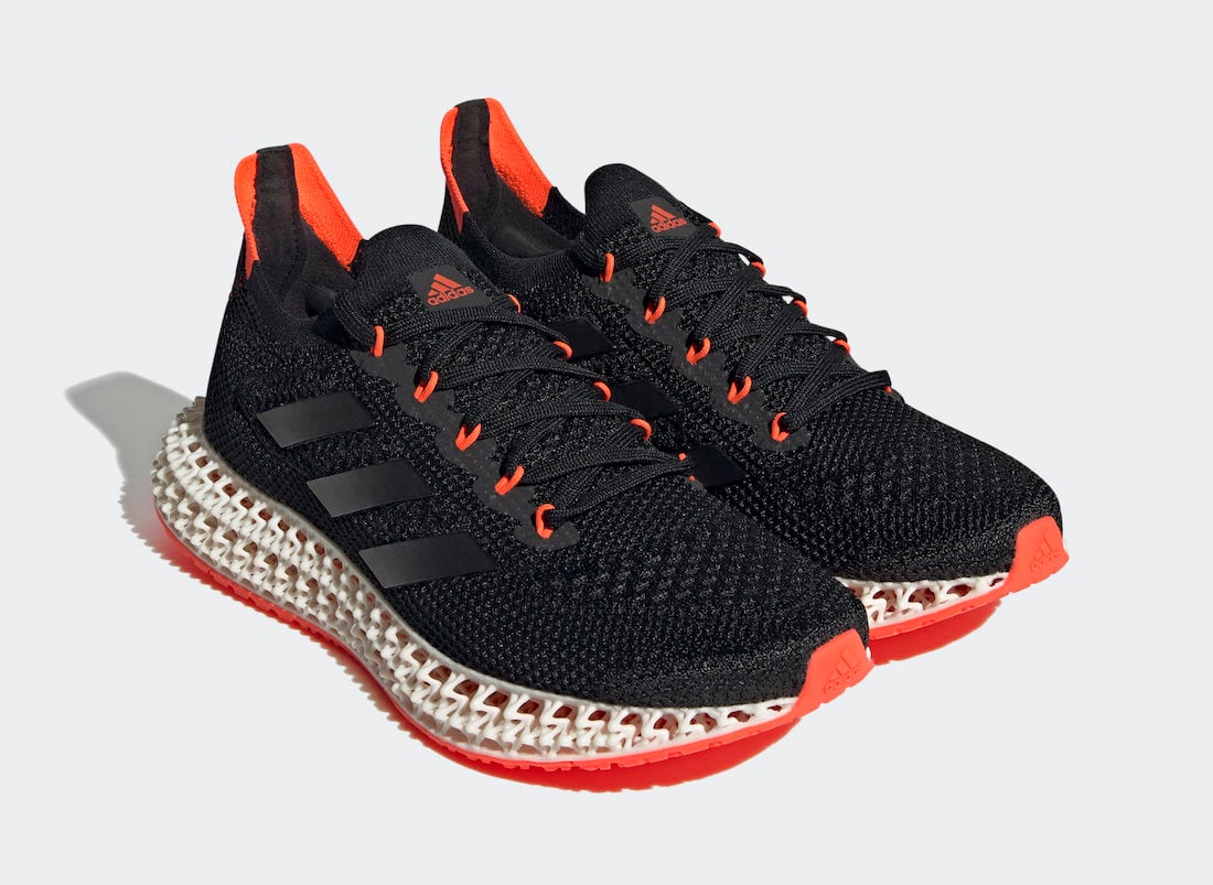 adidas 4DFWD Black Solar Red FY3963 Release Date Info