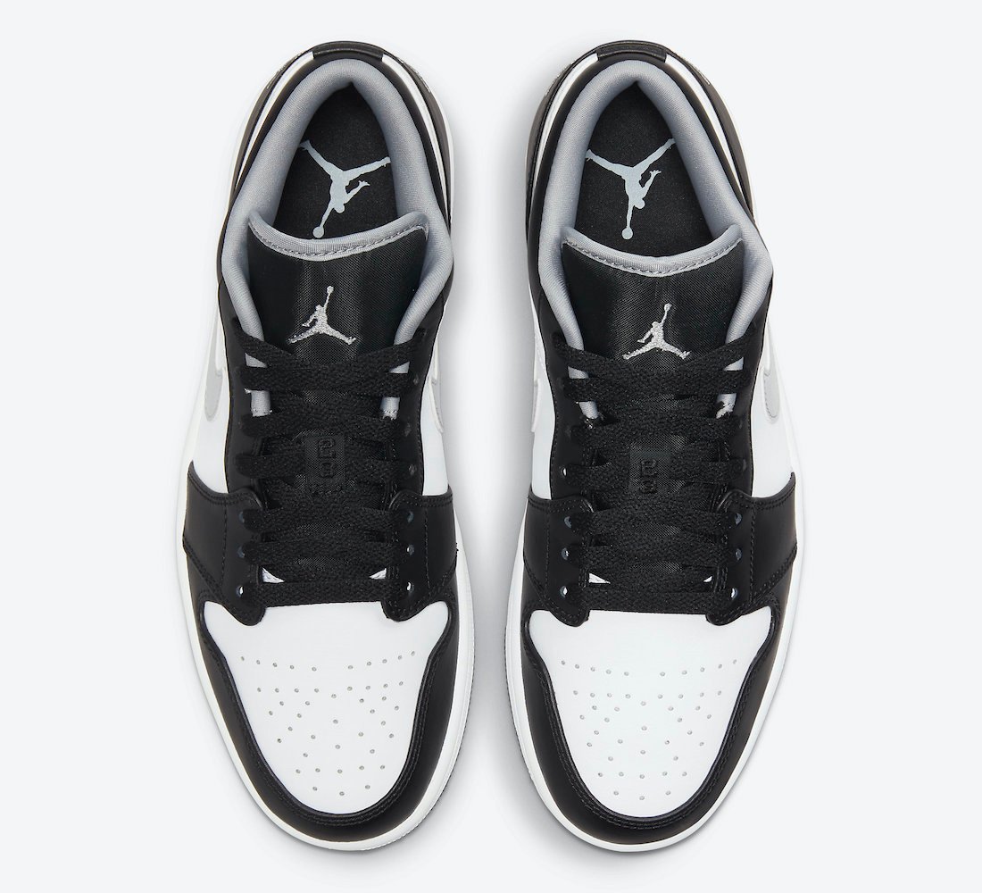 Air Jordan 1 Low Black Medium Grey White 553558-040 Release Date Info