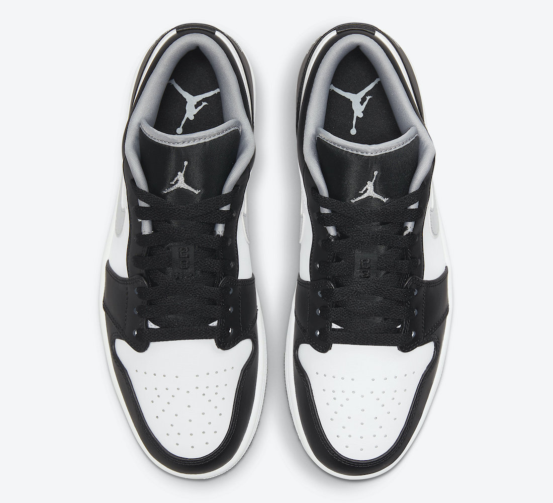 Air Jordan 1 Low Black Medium Grey White 553558-040 Release Date Info