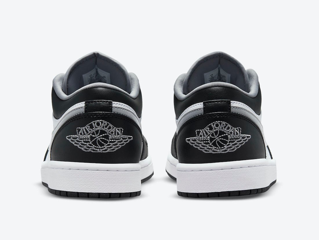 Air Jordan 1 Low Black Medium Grey White 553558-040 Release Date Info