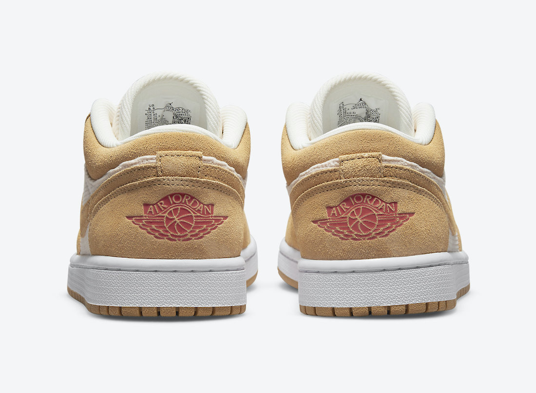 Air Jordan 1 Low Corduroy Suede DH7820-700 Release Date Info