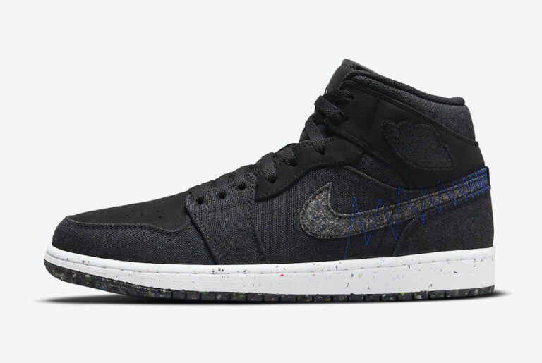 jordan 1 mid crater black