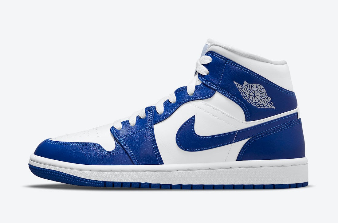 Air Jordan 1 Mid White Blue BQ6472-104 Release Date Info