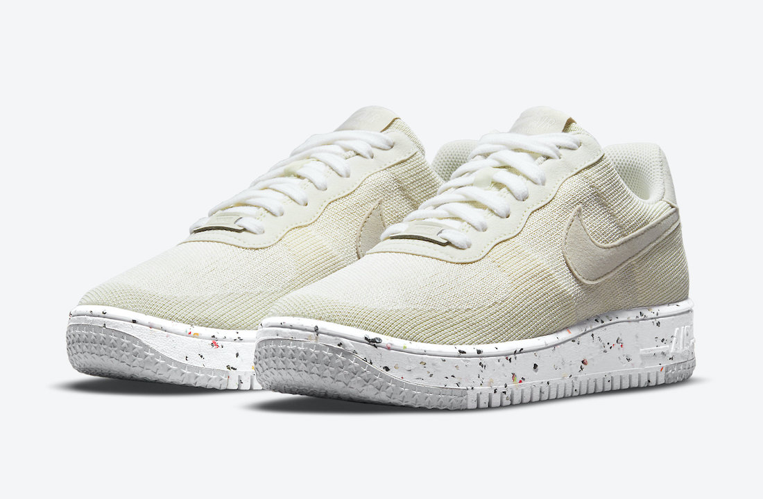 Nike Air Force 1 Crater Flyknit Sail DC7273-200 Release Date Info