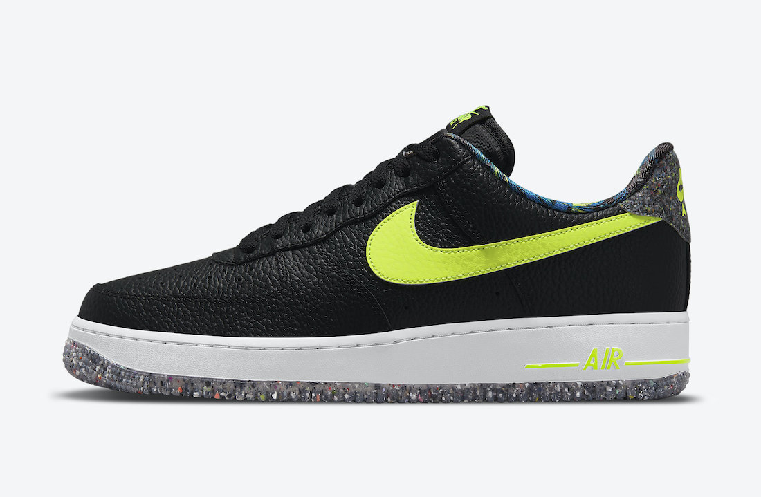 Nike Air Force 1 Low Black Volt DM9098-001 Release Date Info