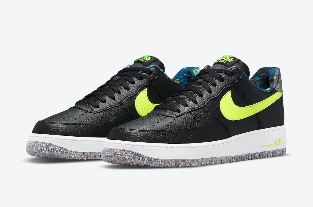 Nike Air Force 1 Low Black Volt DM9098-001 Release Date Info