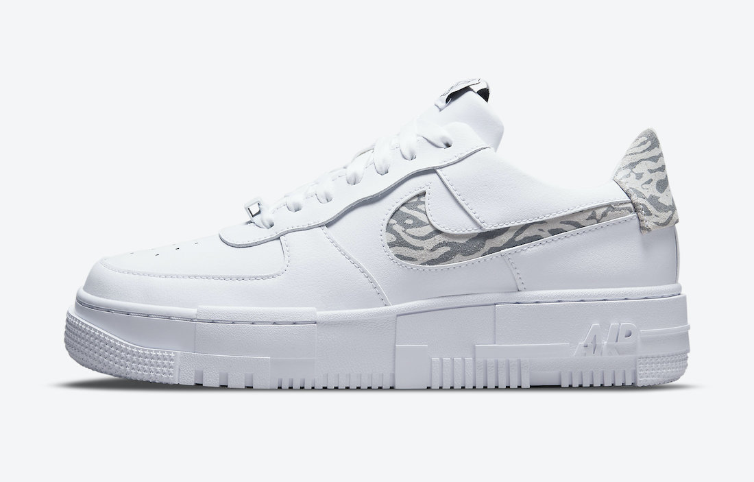 Nike Air Force 1 Pixel Zebra DH9632-100 Release Date Info