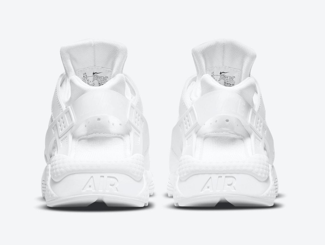 Nike Air Huarache Triple White DH4439-102 Release Date Info