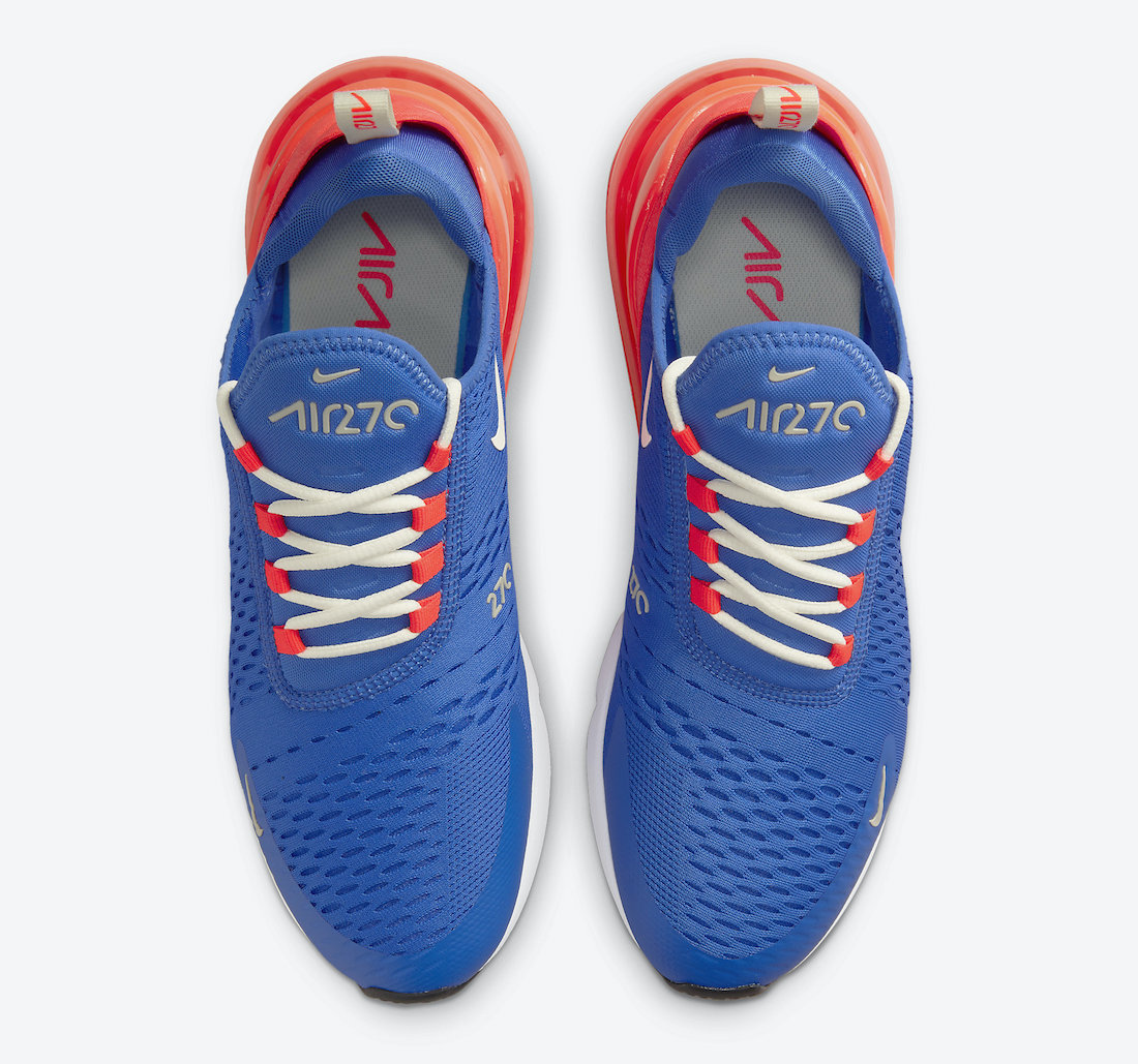 Nike Air Max 270 Blue White Red DM8315-400 Release Date Info