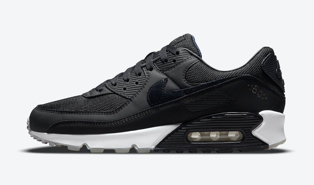 Nike Air Max 90 AIK Fotboll Black Gold DJ4602-001 Release Date Info