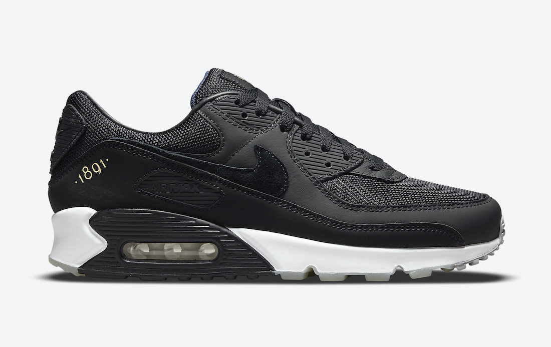 Nike Air Max 90 AIK Fotboll Black Gold DJ4602-001 Release Date Info