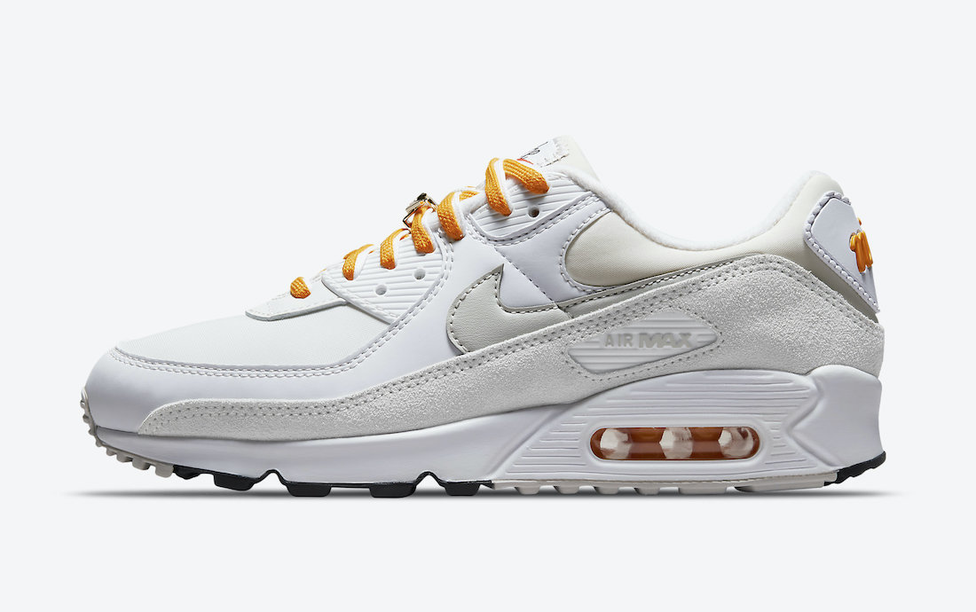 Nike Air Max 90 First Use White Orange DA8709-100 Release Date Info