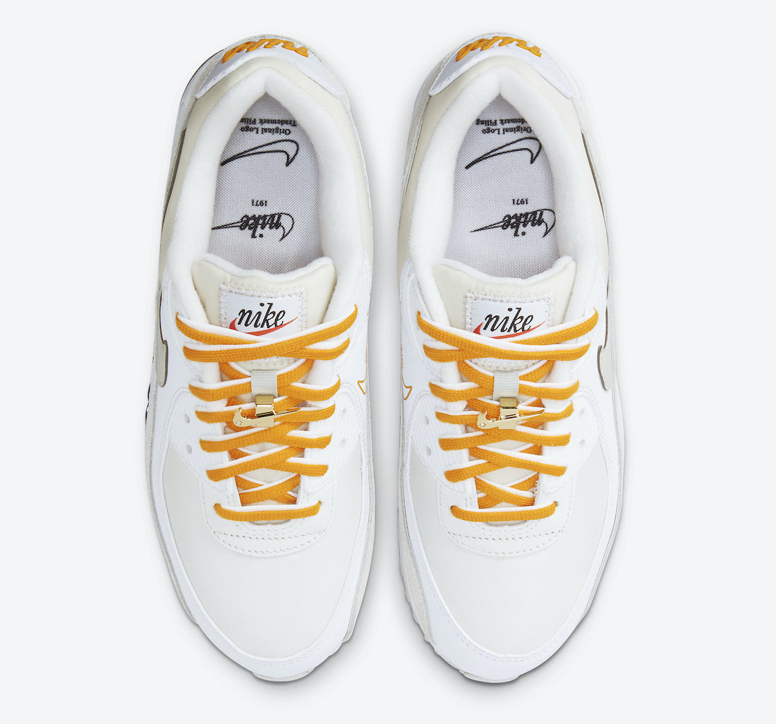 Nike Air Max 90 First Use White Orange DA8709-100 Release Date Info