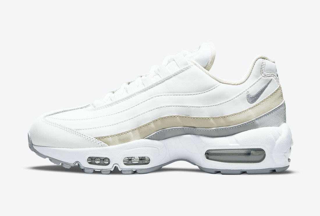 Nike Air Max 95 White Beige Silver DA8731-100 Release Date Info