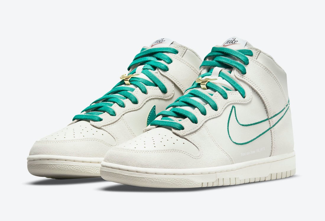 Nike Dunk High ‘First Use’ in Green Noise Official Images