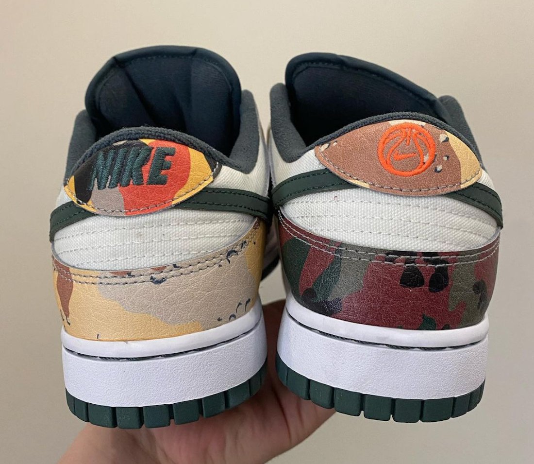 Nike Dunk Low Camo DH0957-100 Release Info