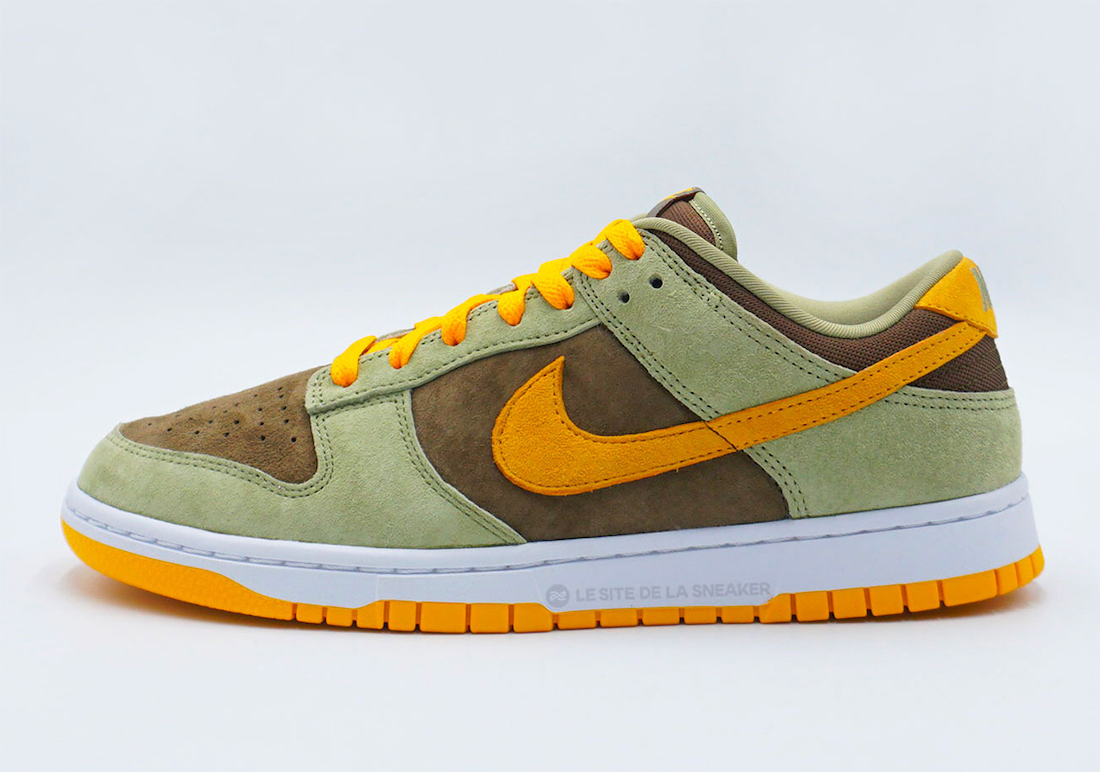 Nike Dunk Low Dusty Olive Pro Gold DH5360-300 Release Date Info