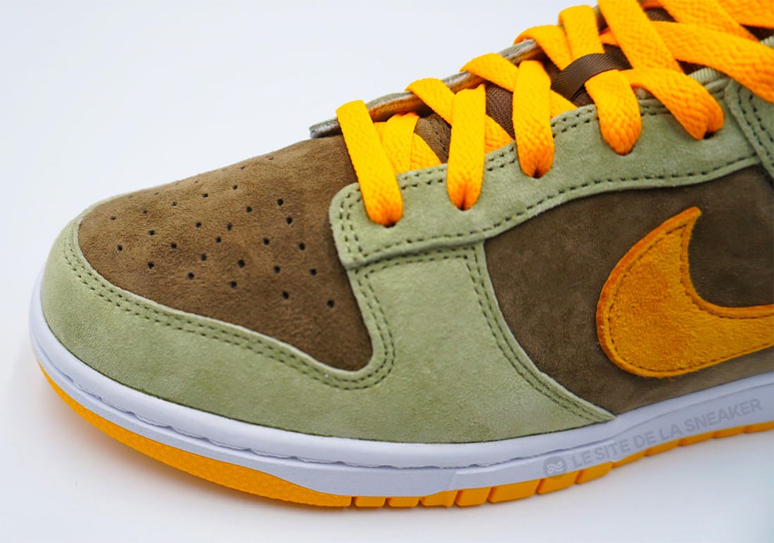 Nike Dunk Low Dusty Olive Pro Gold DH5360-300 Release Date Info