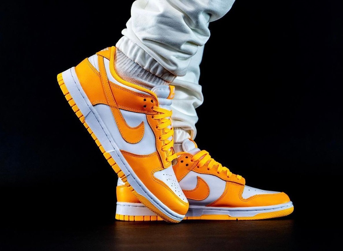 Nike Dunk Low Laser Orange WMNS DD1503-800 On-Feet