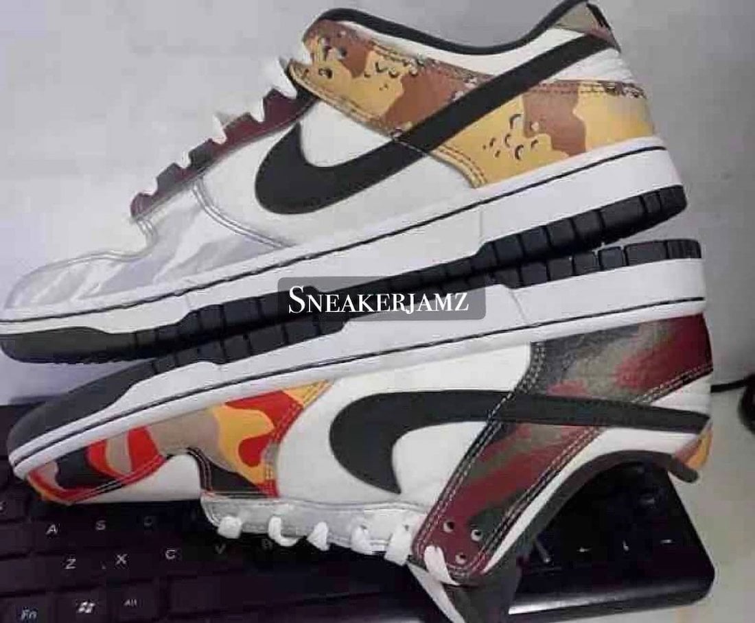 Nike Dunk Low SE Camo DH0957-100 Release Date Info