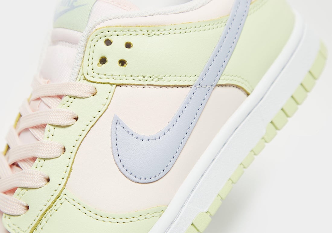 Nike Dunk Low WMNS Light Soft Pink Ghost Lime Ice White DD1503-600 Release Date Info