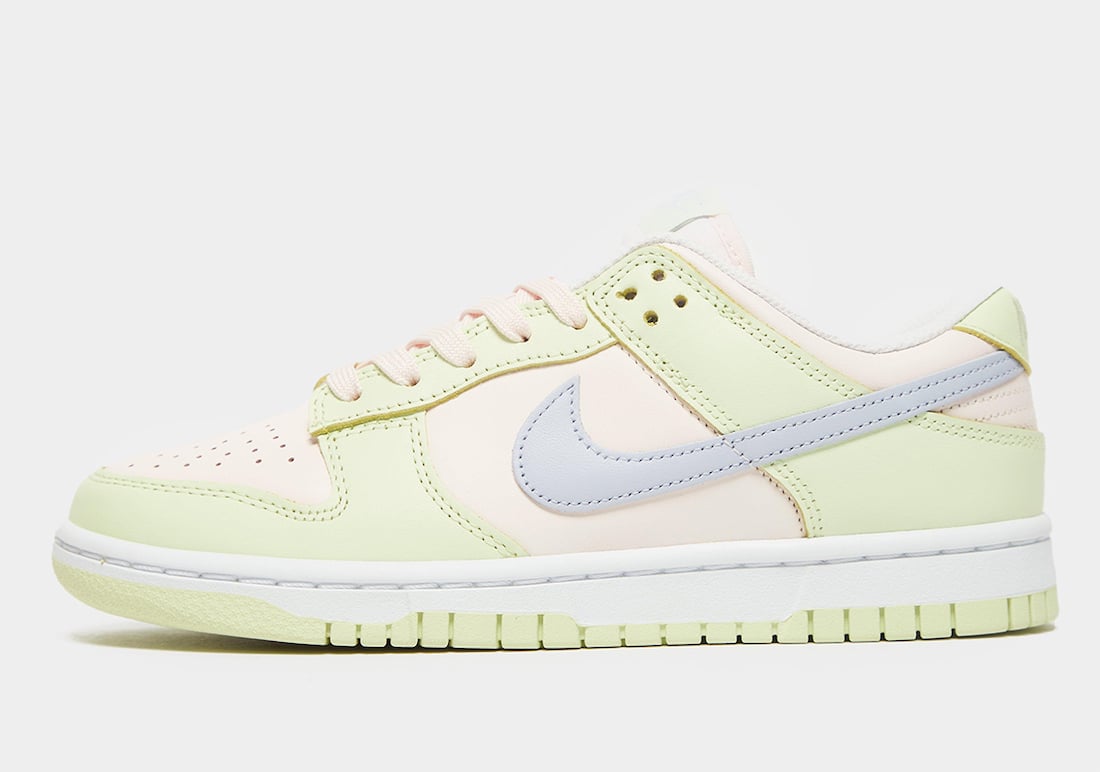 Nike Dunk Low WMNS Light Soft Pink Ghost Lime Ice White DD1503-600 Release Date Info