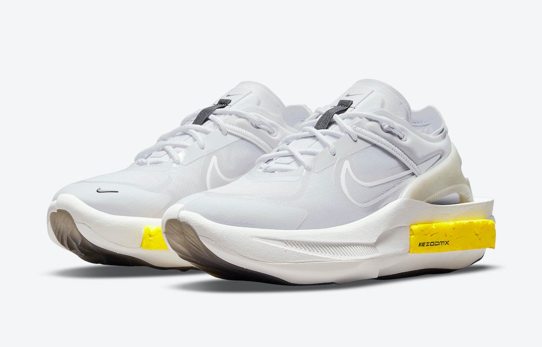 Nike Fontanka Edge in White and Yellow