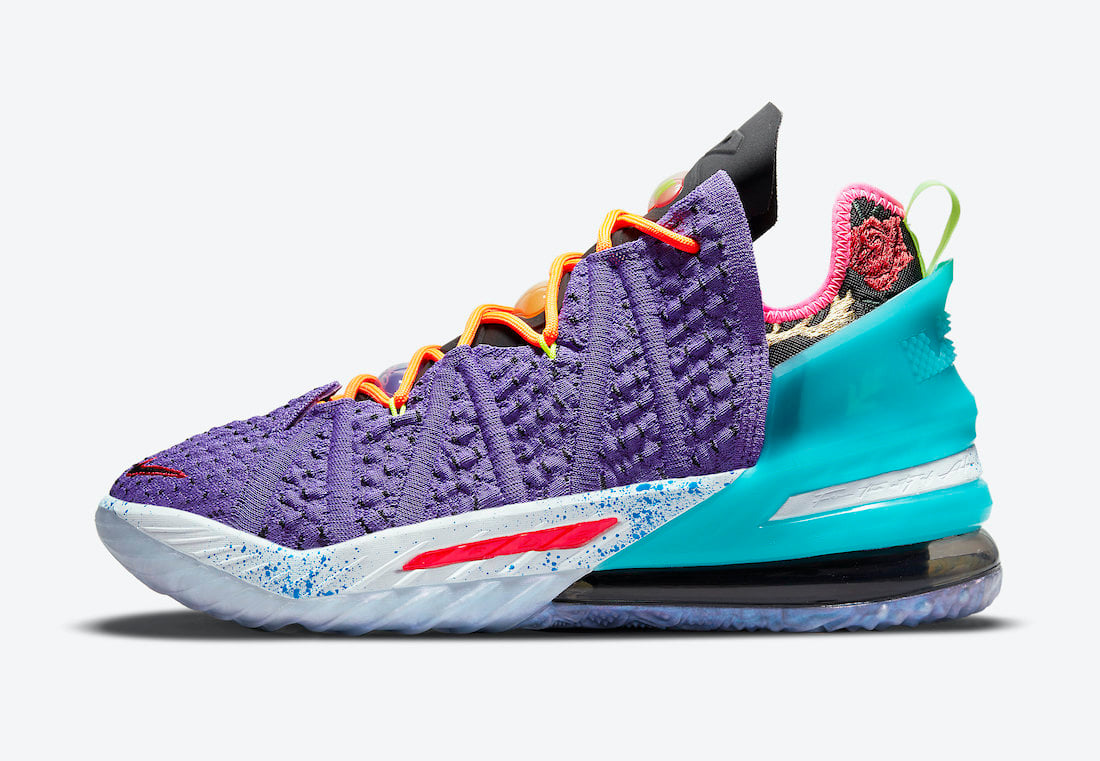 Nike LeBron 18 Psychic Purple DM2813-500 Release Date Info