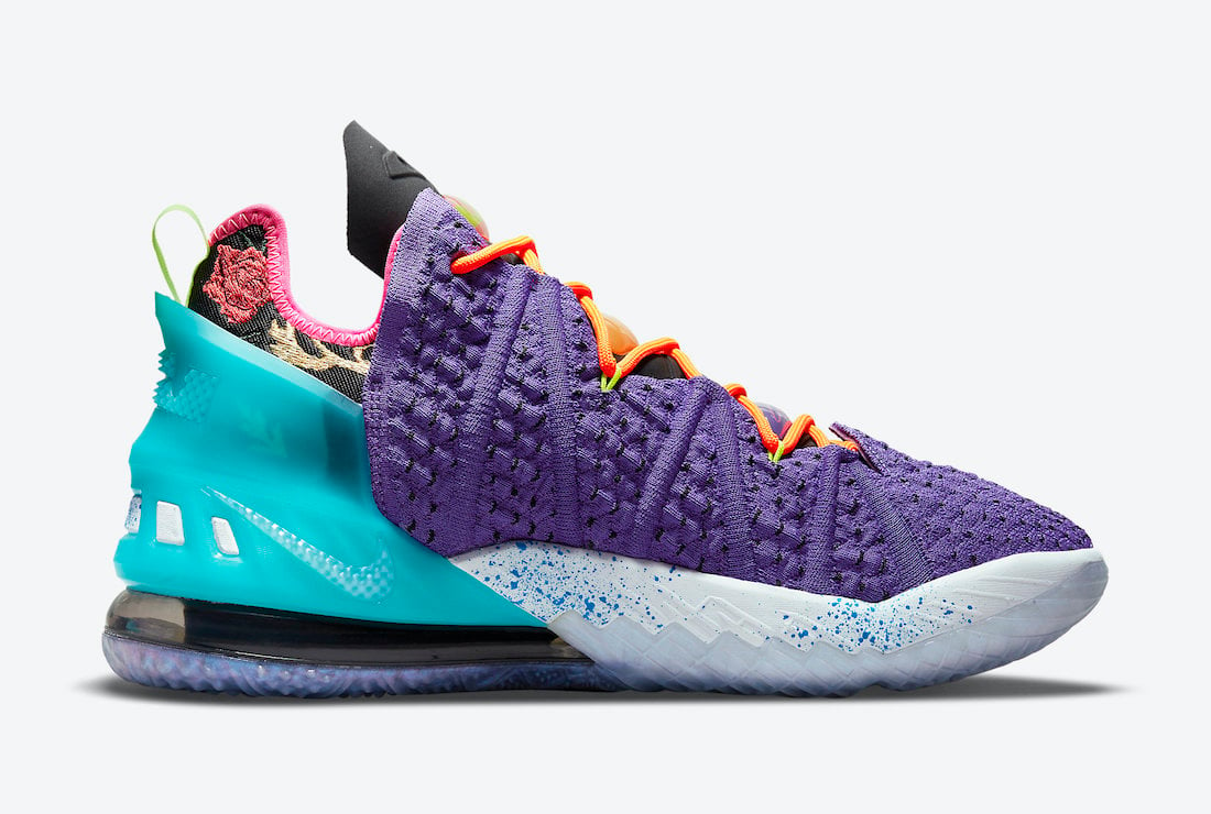 Nike LeBron 18 Psychic Purple DM2813-500 Release Date Info