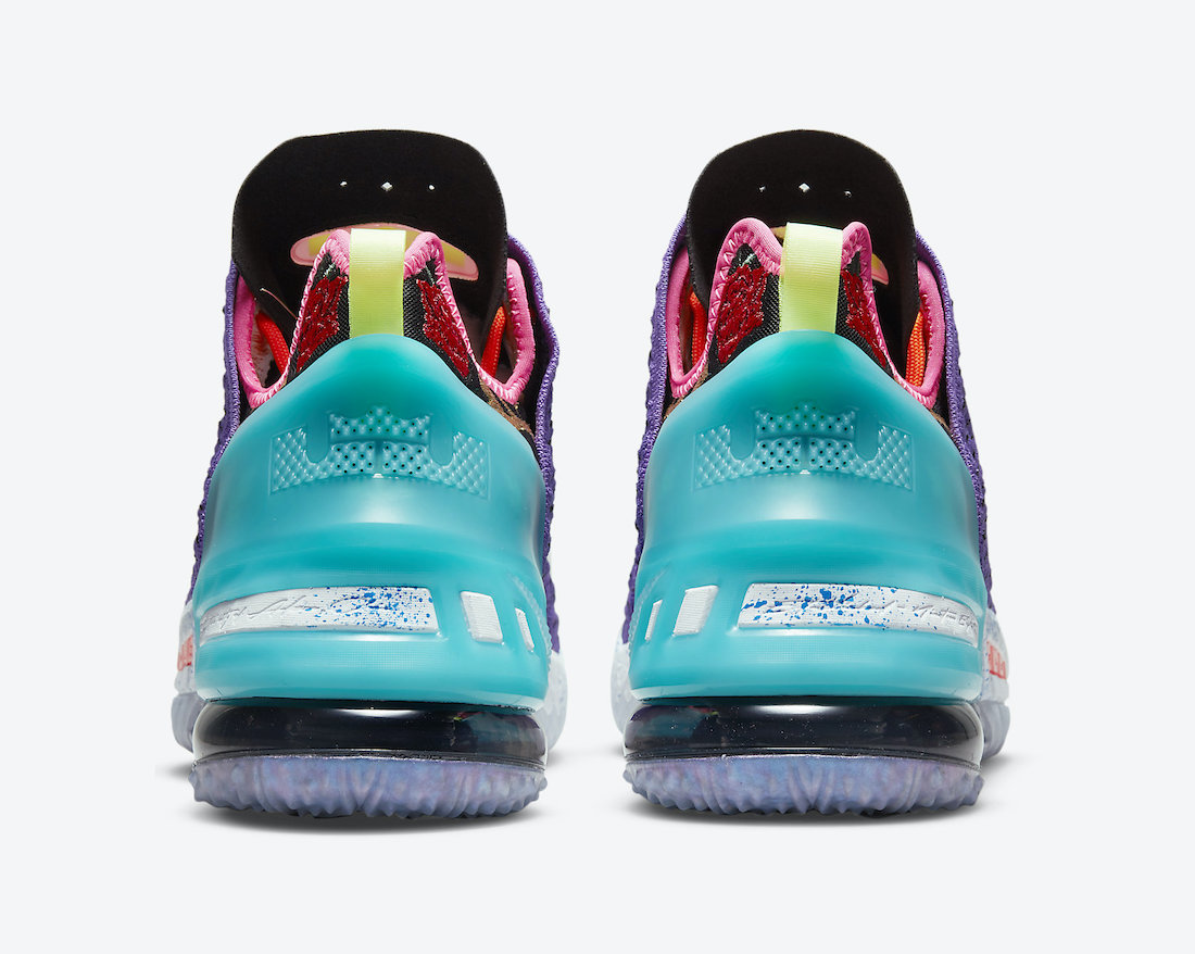 Nike LeBron 18 Psychic Purple DM2813-500 Release Date Info