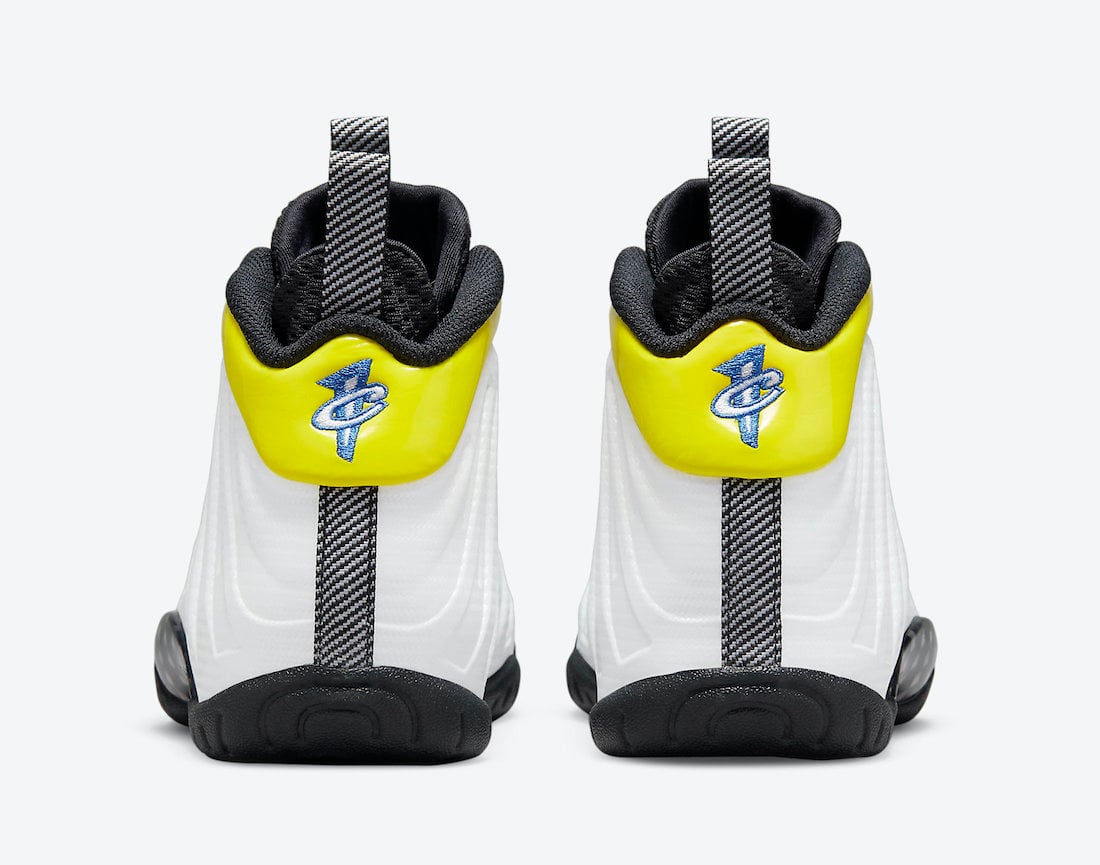 Nike Little Posite One White Black Yellow DJ5797-100 Release Date Info