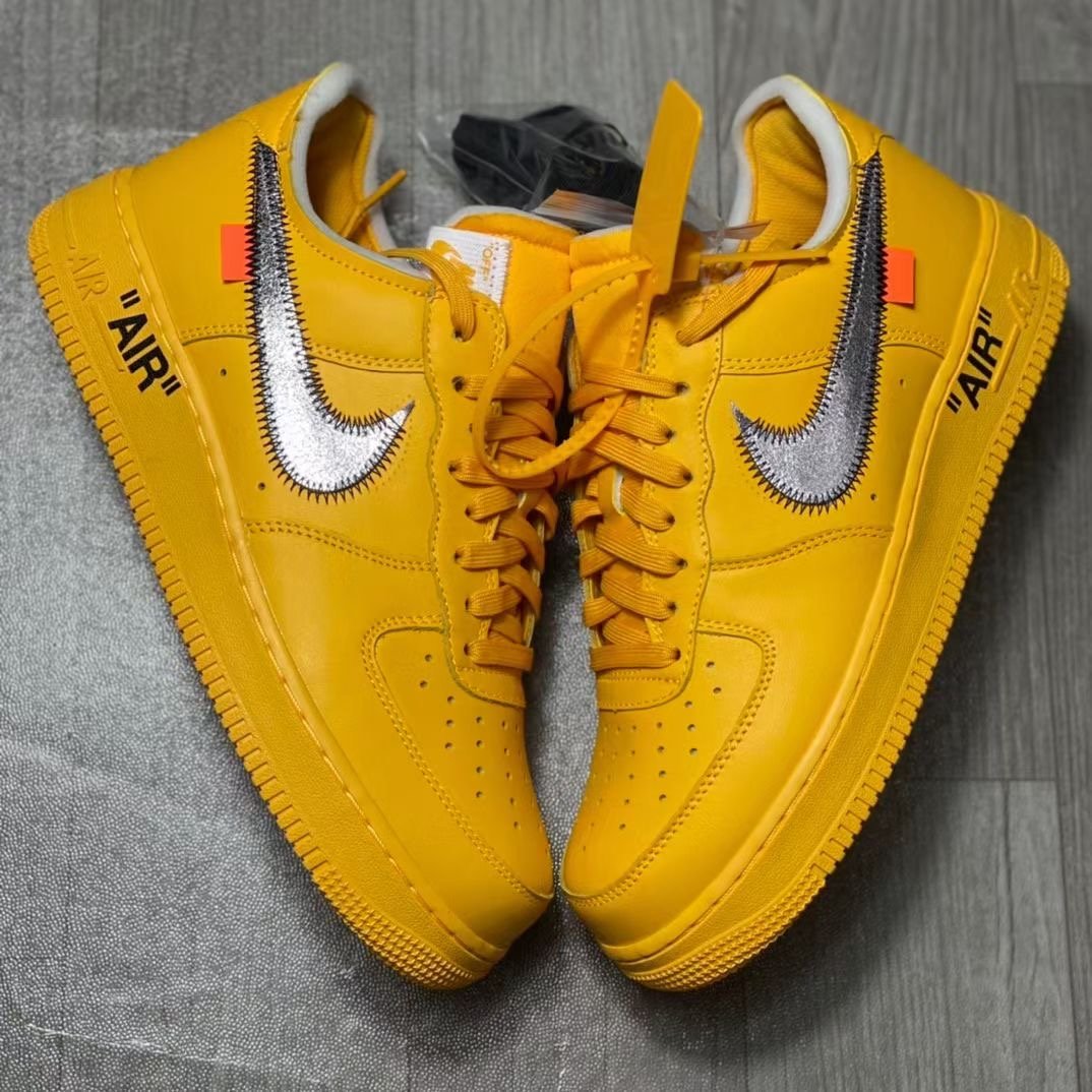 Off-White x Nike Air Force 1 Low University Gold DD1876-700 Release Info