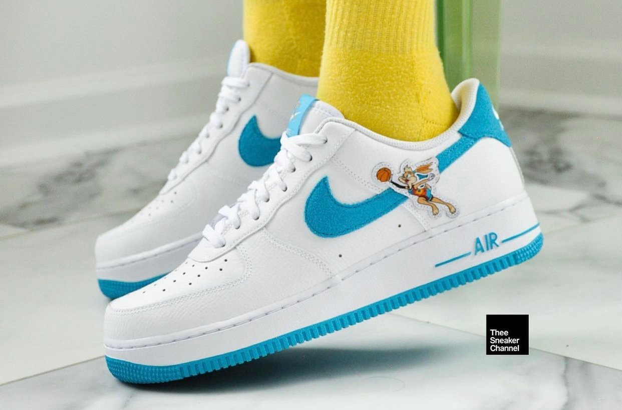 Space Jam Nike Air Force 1 Low Hare On-Feet