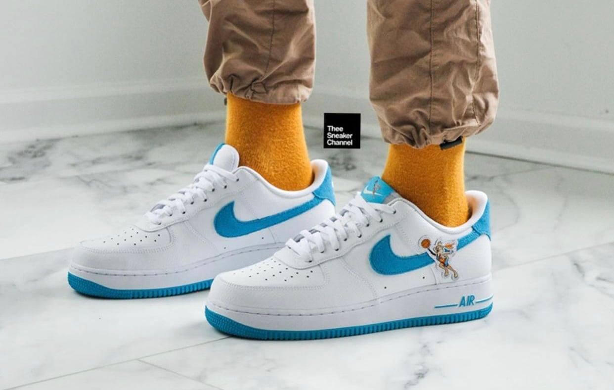 Space Jam Nike Air Force 1 Low Hare On-Feet