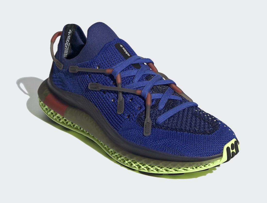 adidas 4D Fusio Bold Blue Flash Yellow H04509 Release Date Info