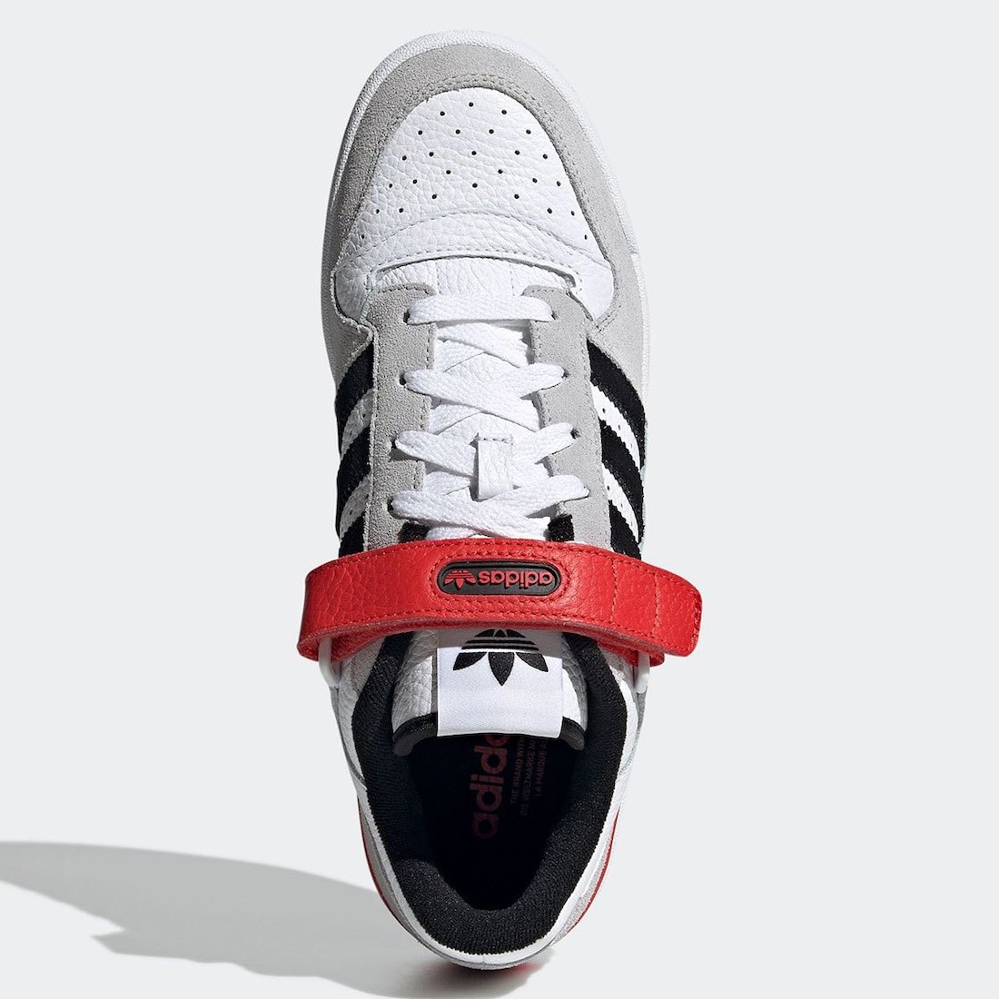 adidas Forum Low White Grey Black Red GY3249 Release Date Info