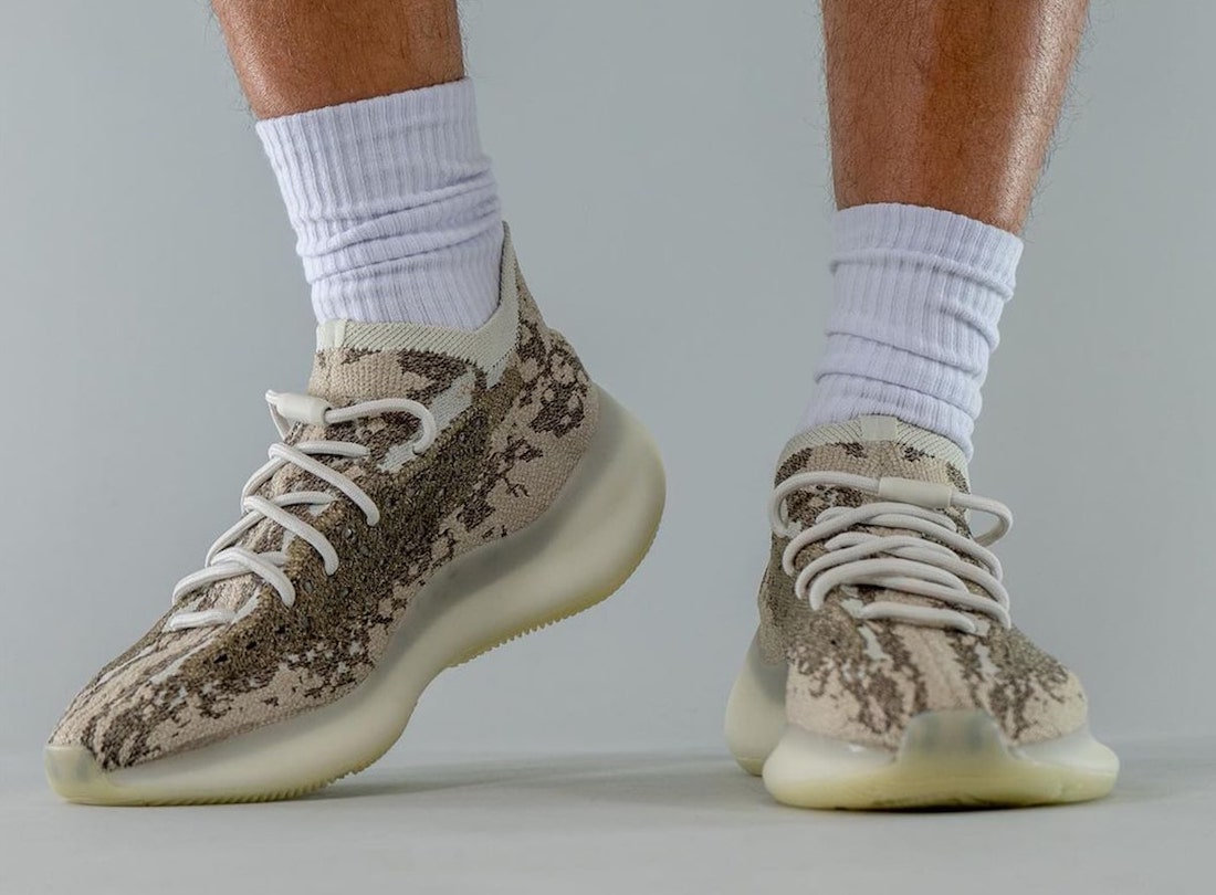 adidas Yeezy Boosst 380 Stone Salt GZ0473 On-Feet
