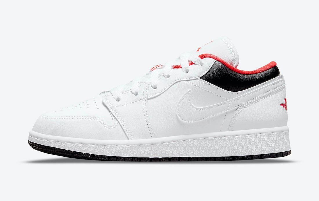 Air Jordan 1 Low GS Chicago Home White Black Red 553560-160 Release Date Info