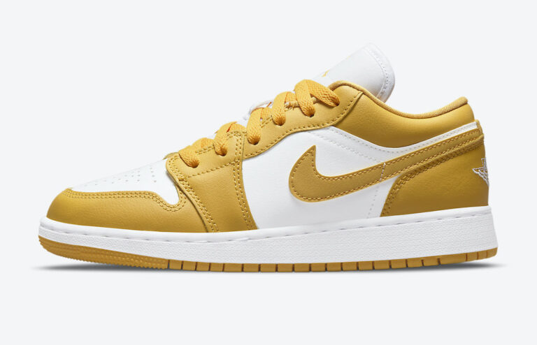 Air Jordan 1 Low GS White Yellow 553560-171 Release Date Info | SneakerFiles