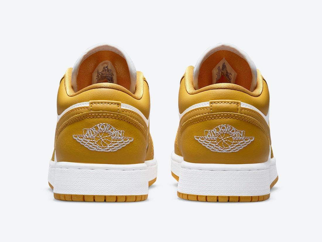 Air Jordan 1 Low GS White Yellow 553560-171 Release Date Info