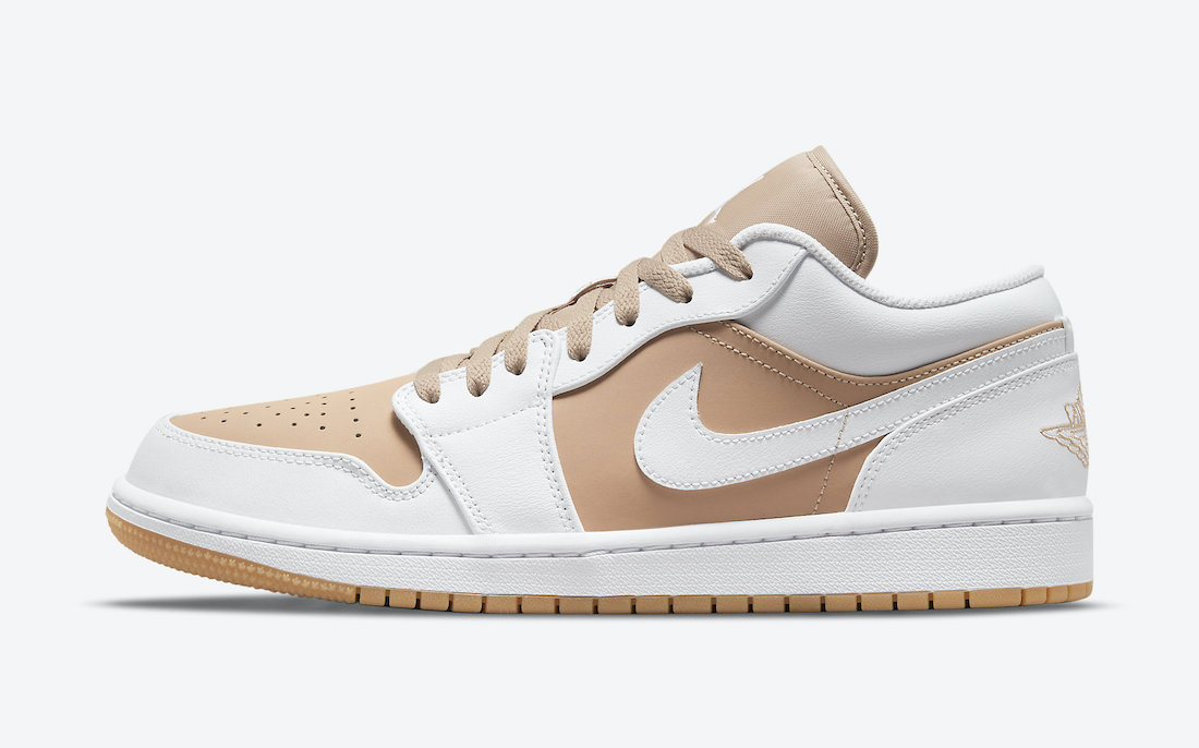 Air Jordan 1 Low White Tan Gum DN6999-100 Release Date Info