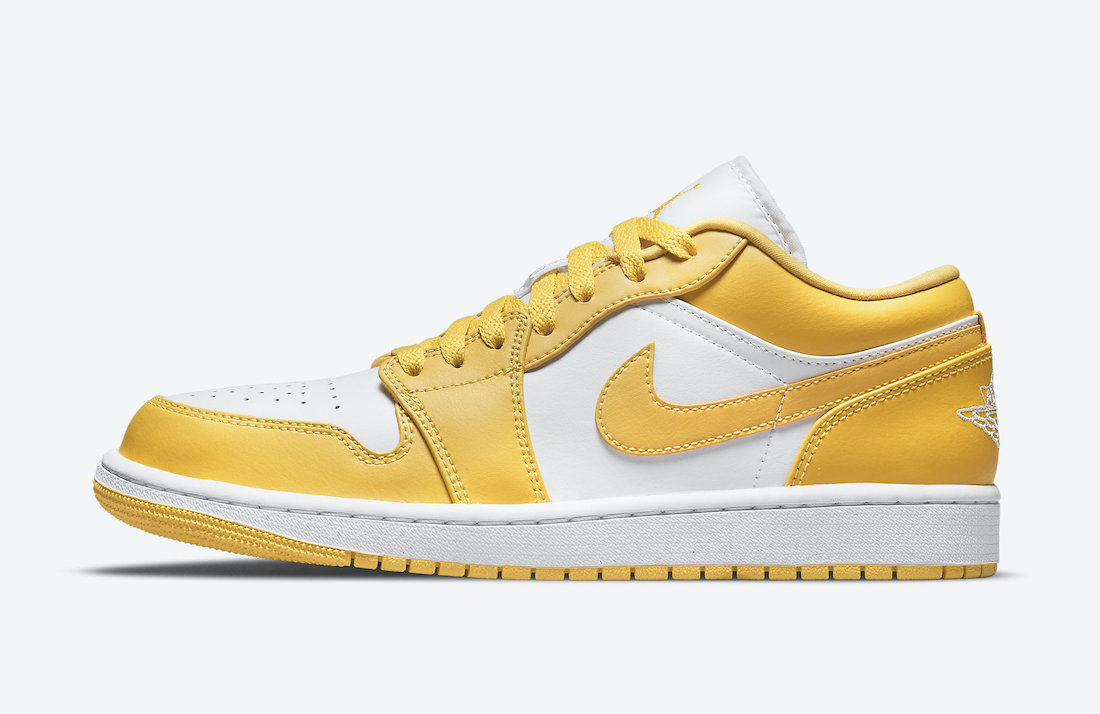 Air Jordan 1 Low Yellow White 553558-171 Release Date Info