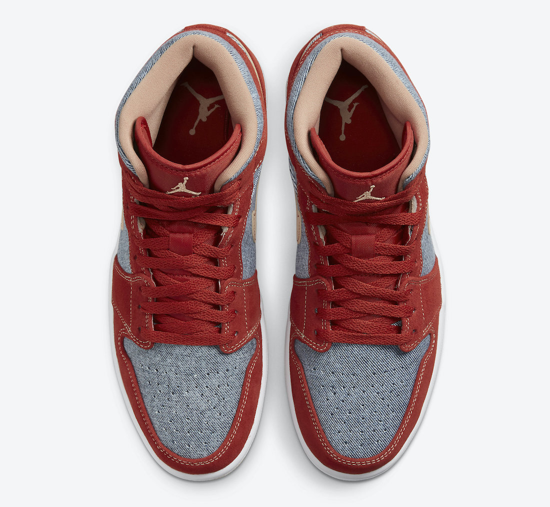 Air Jordan 1 Mid Denim DM4352-600 Release Info Price